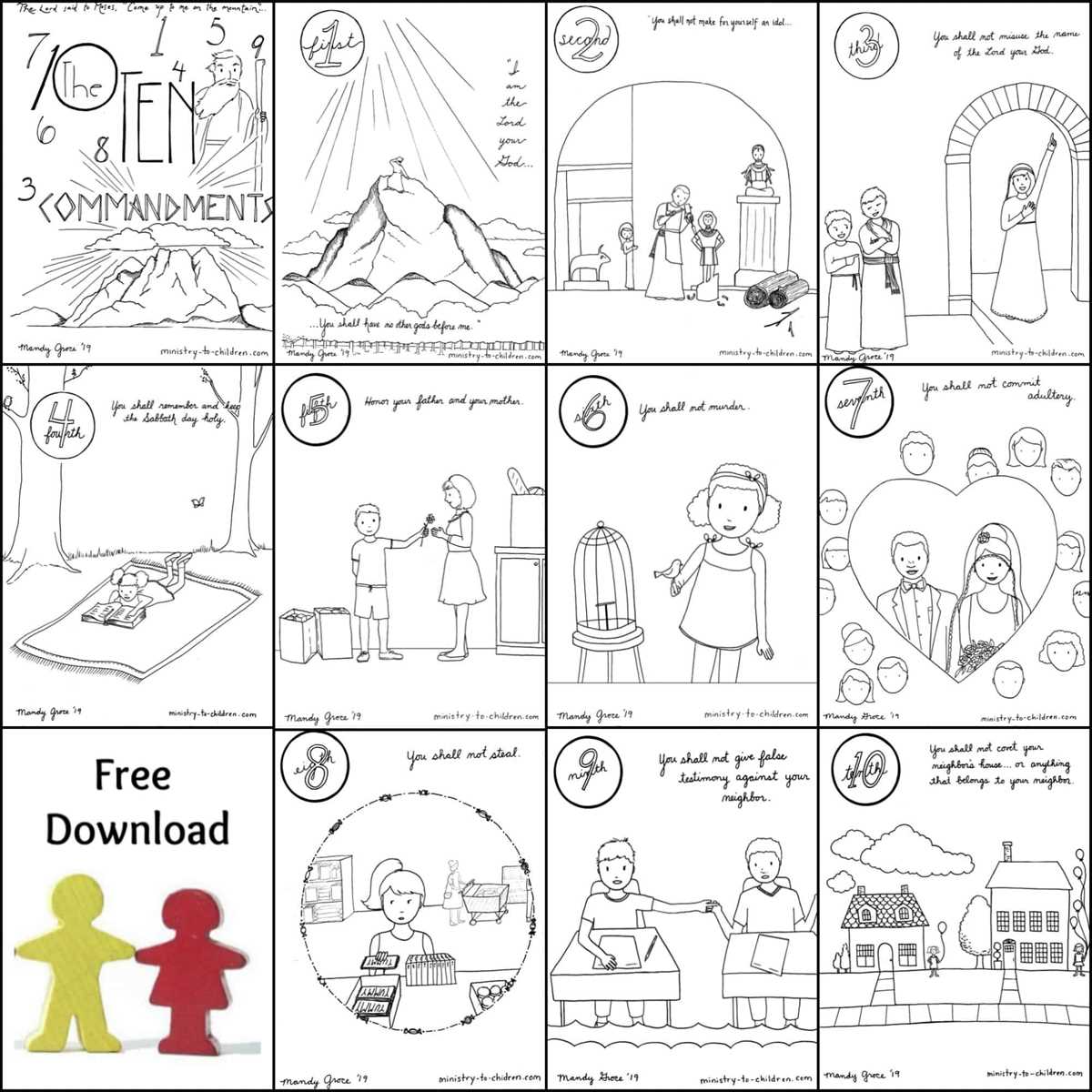 bible jealous daughter worksheets