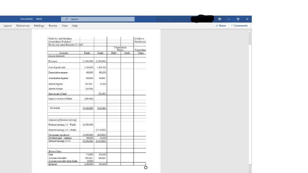 consolidation worksheet excel