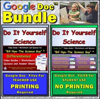 bill nye the science guy do it yourself science worksheet