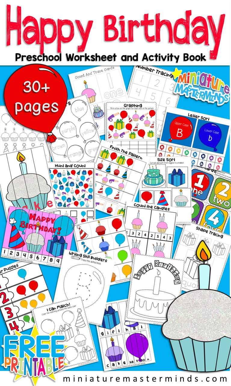 birthday worksheet