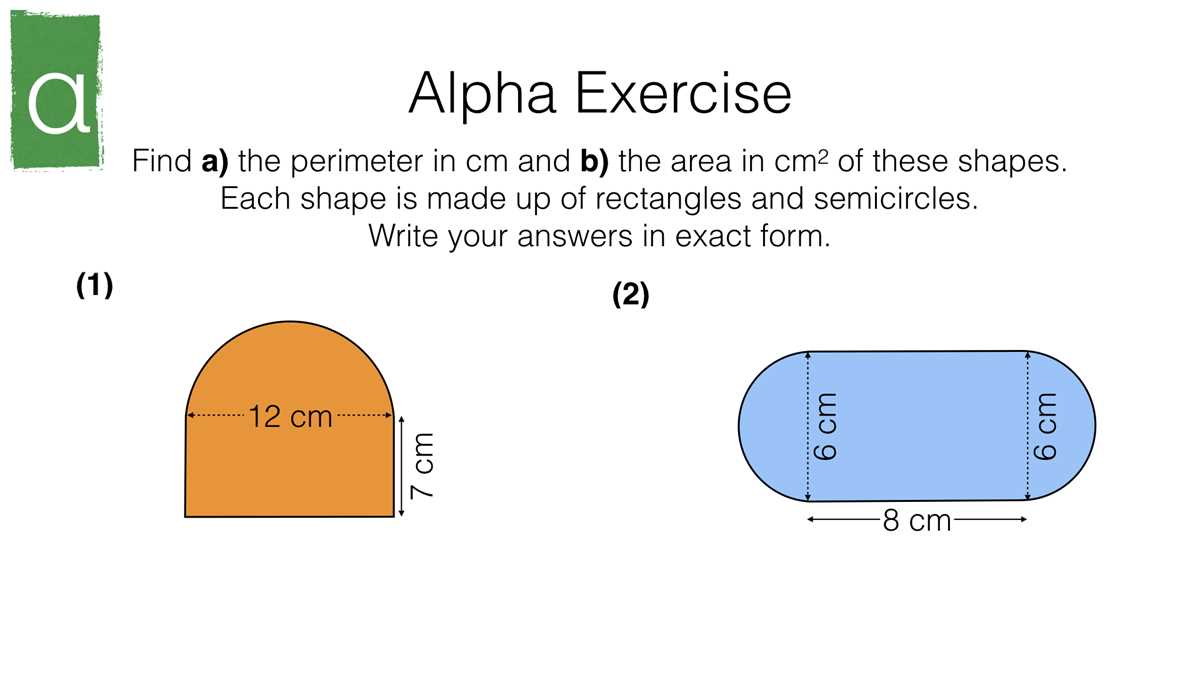 compound shapes with circles worksheet