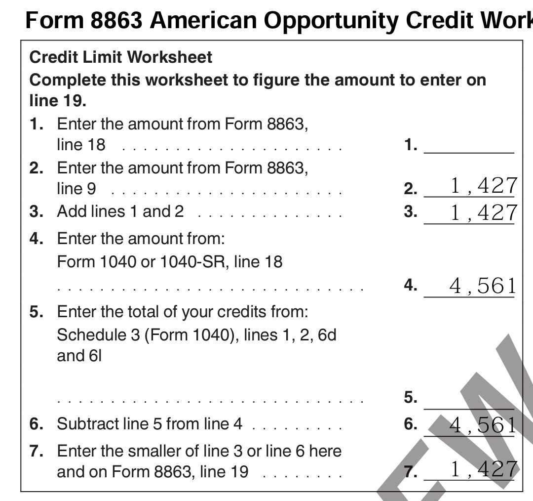 credit limit worksheet a fillable