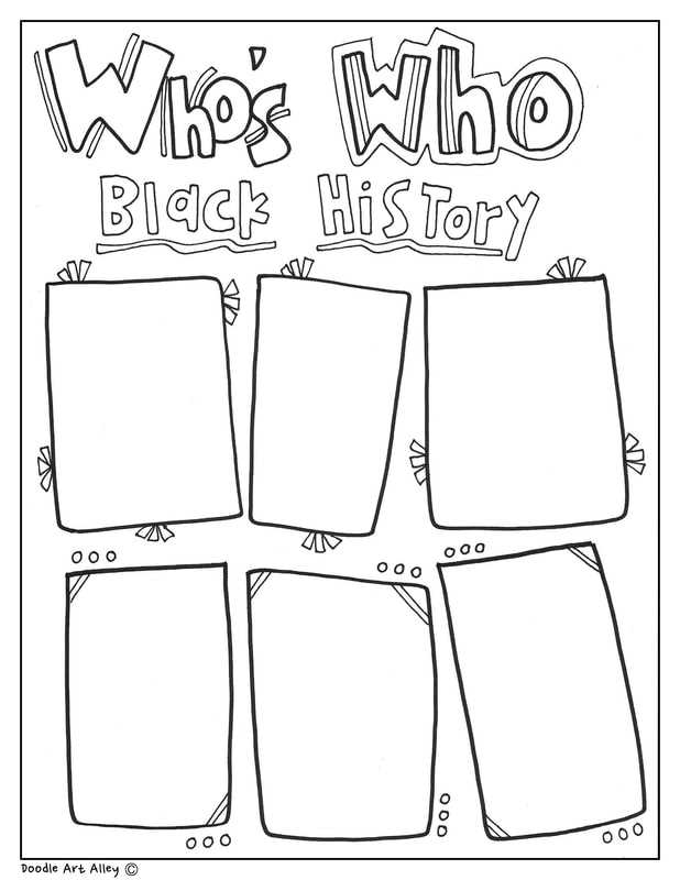 black history month worksheets for pre k
