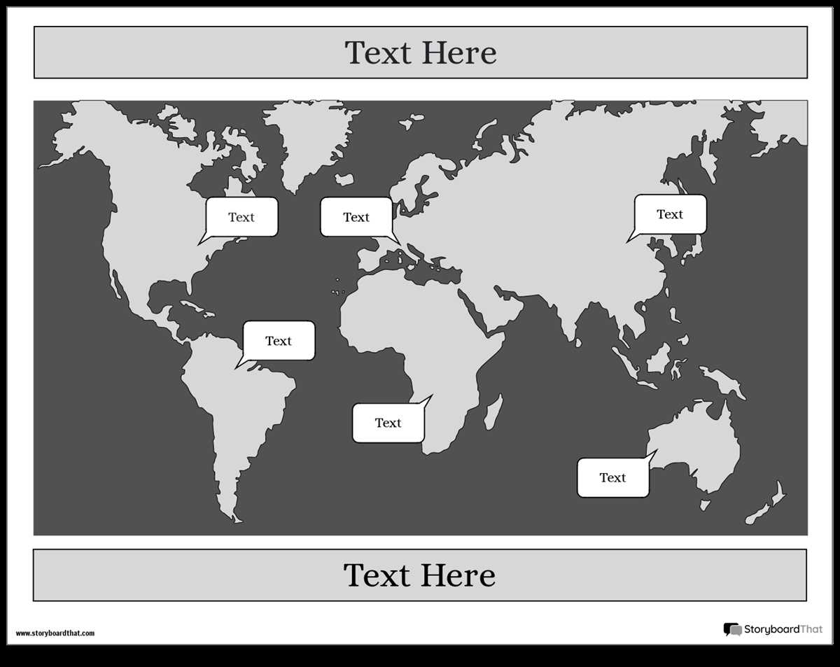 blank continents and oceans map worksheet