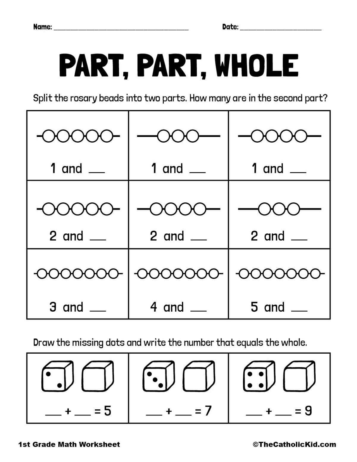 blank part part whole worksheets blank part part whole worksheets