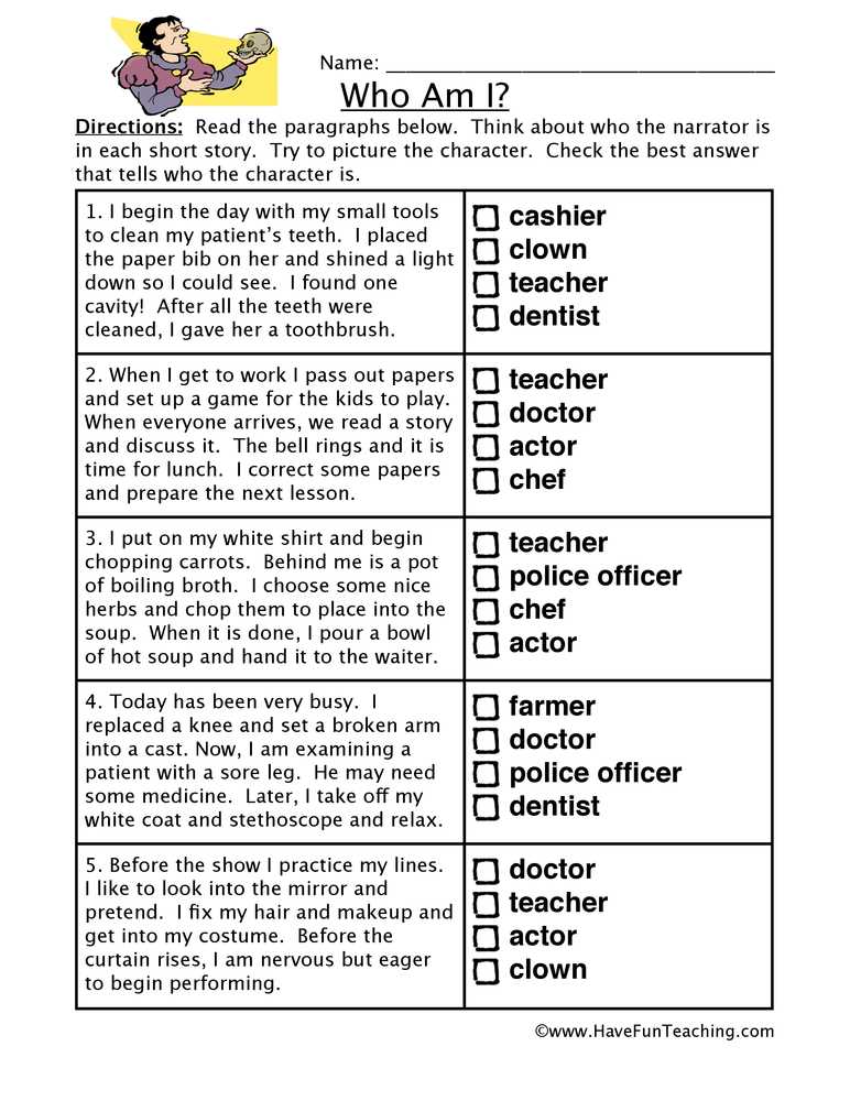 making inferences worksheet