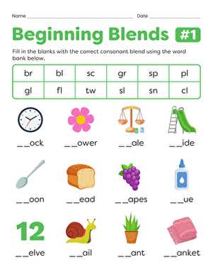blend phonics worksheets