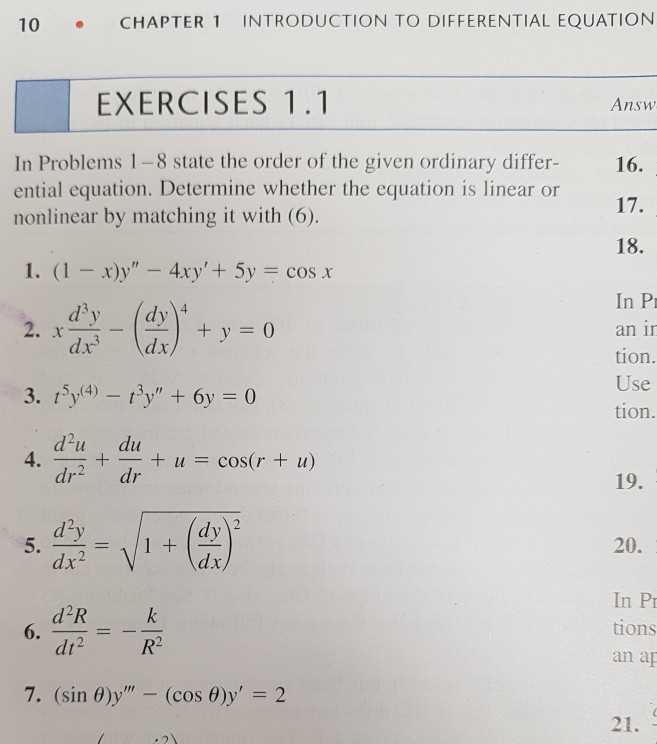 differential equations word problems worksheet