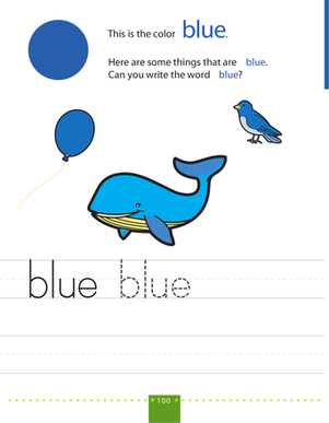 blue worksheets