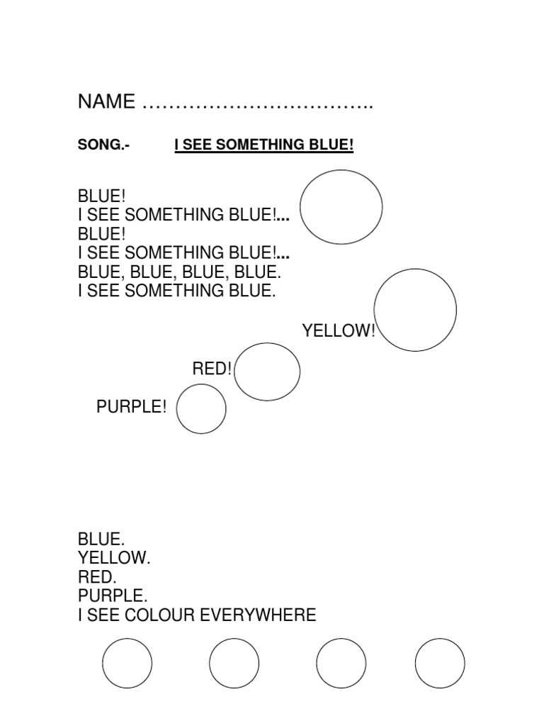 blue worksheets