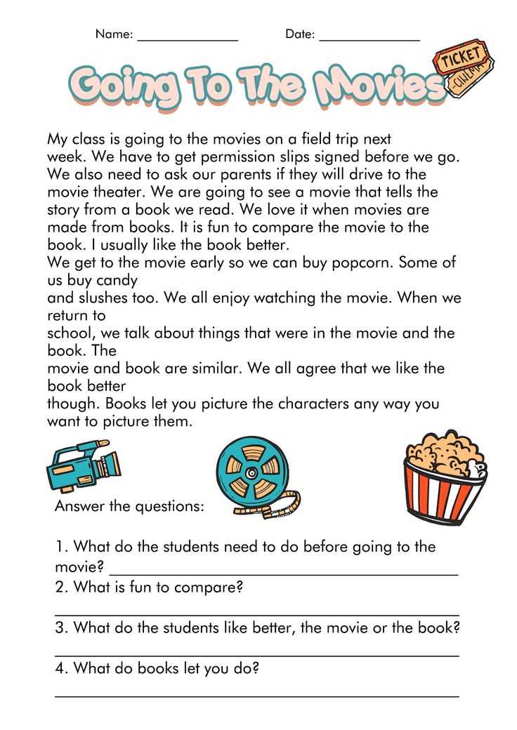 free reading comprehension worksheets for 3rd grade