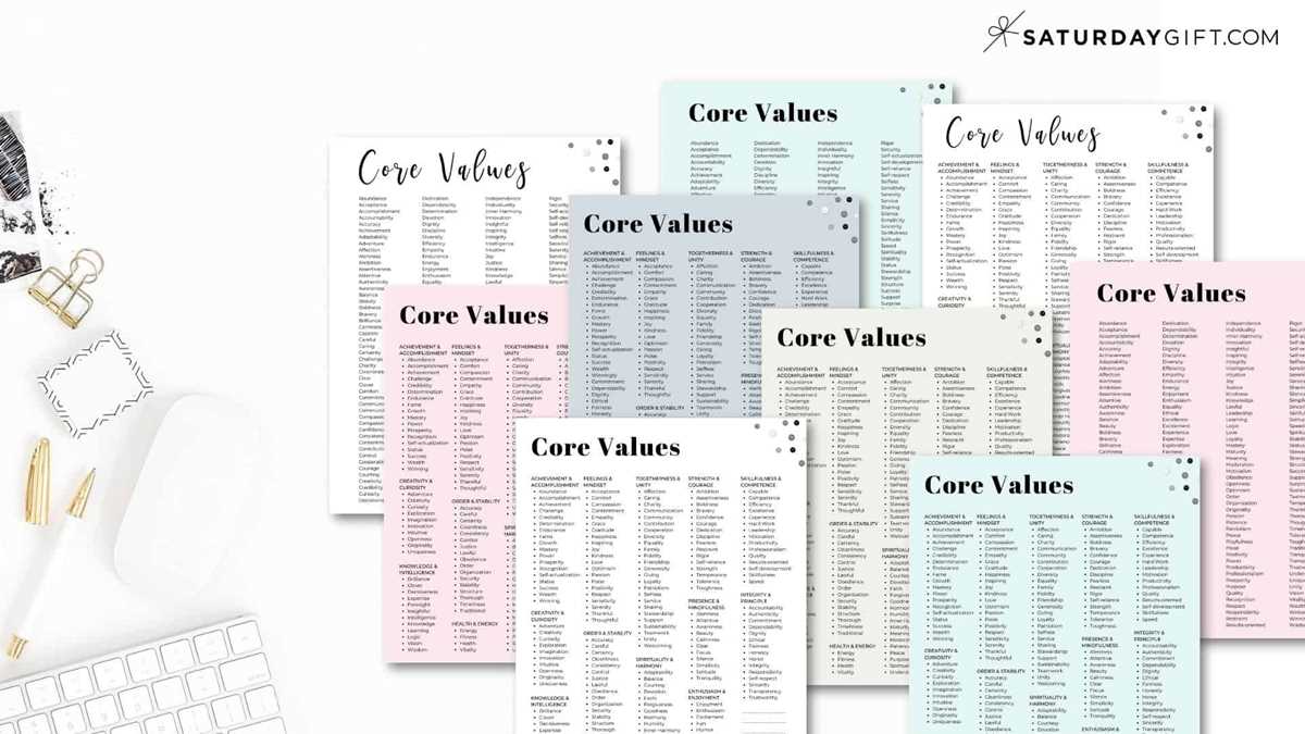 values list worksheet