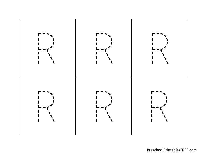 letter r tracing worksheets preschool