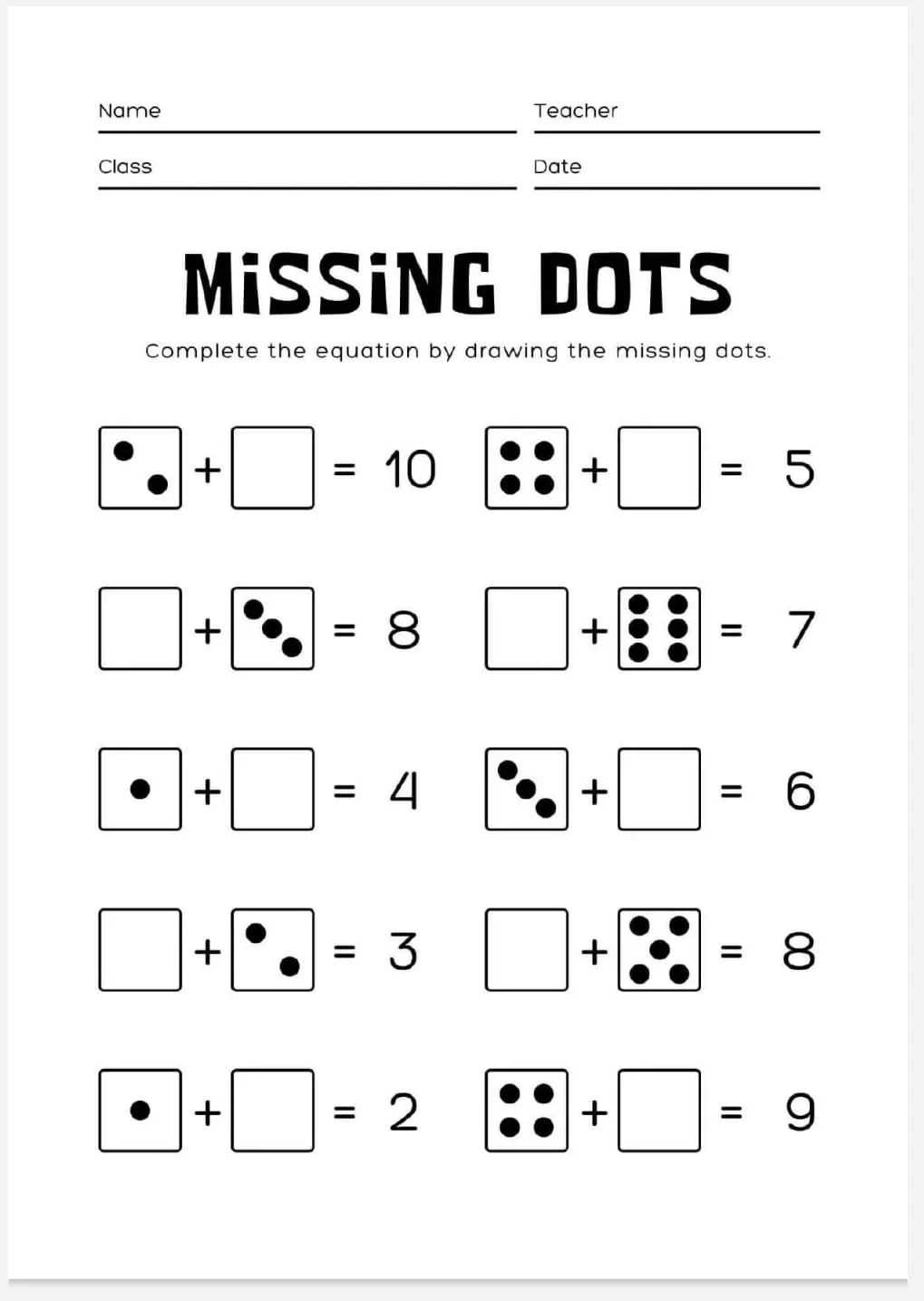 math worksheets for grade 1