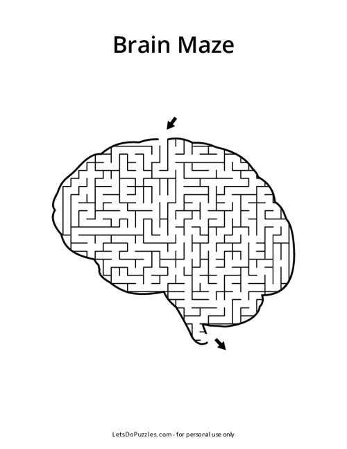 brain puzzle worksheets