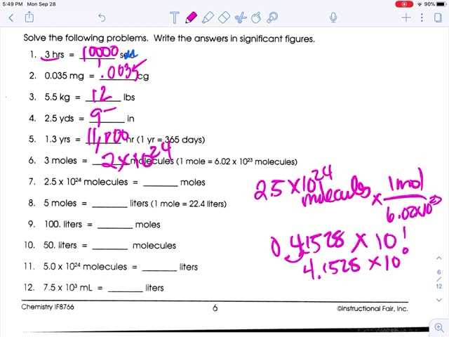 dimensional analysis unit factor method worksheet