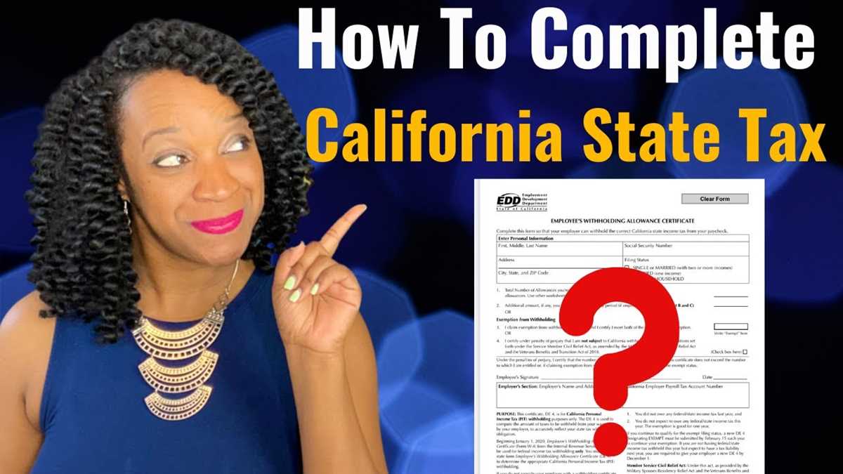dependent tax worksheet california