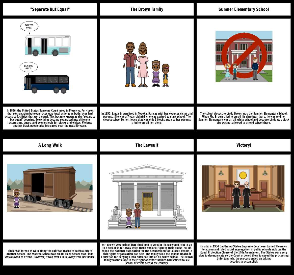 brown vs board of education worksheet