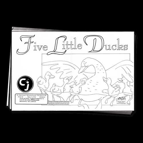 five little ducks worksheets