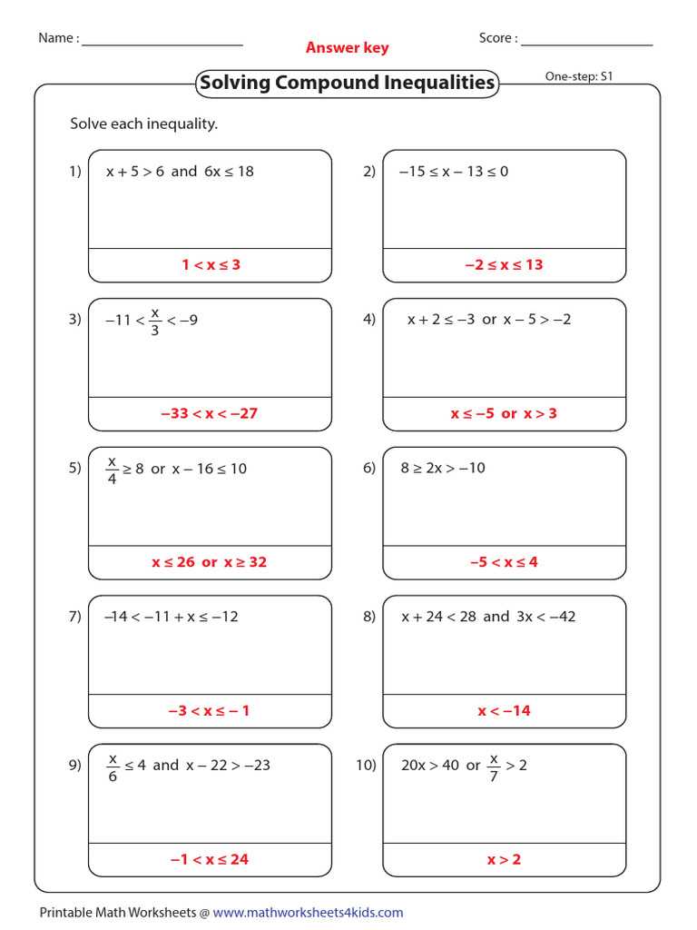 solving and graphing one step inequalities worksheet solving and graphing one step inequalities worksheet