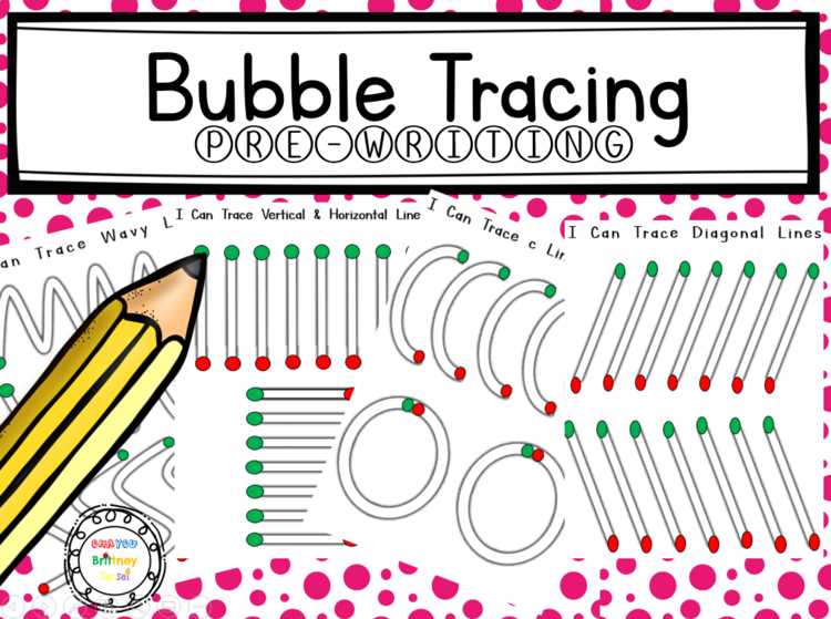 bubble handwriting worksheets