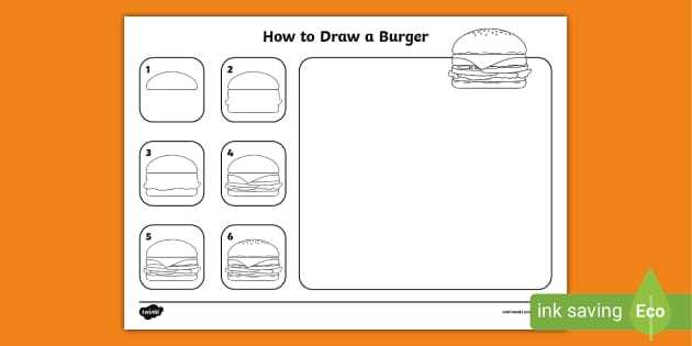 build a burger worksheet