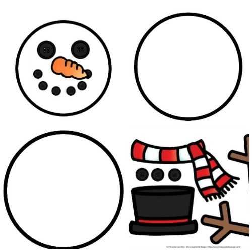 build your own snowman worksheet