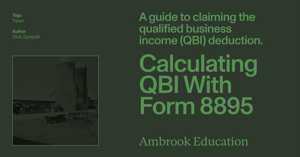 business income deduction worksheet