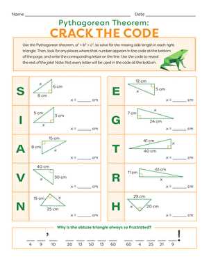 pythagorean theorem word problems worksheets