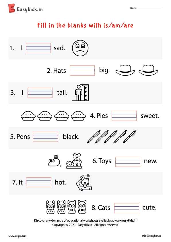 is and are worksheet