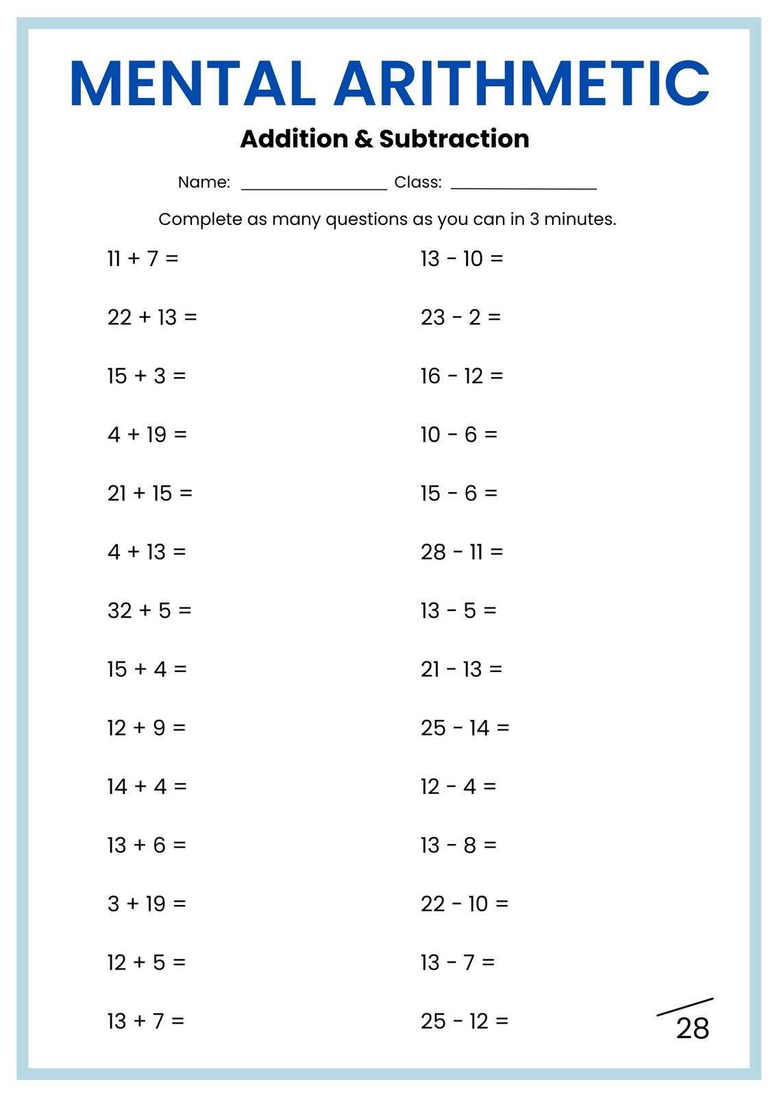 calculator practice worksheets