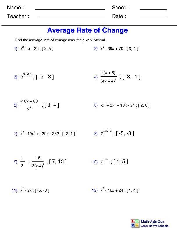 calculus quotient rule worksheet