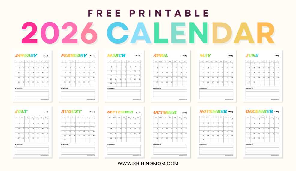 calendar 2026 worksheet