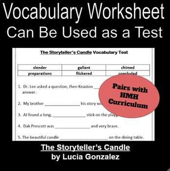 candle testing worksheet