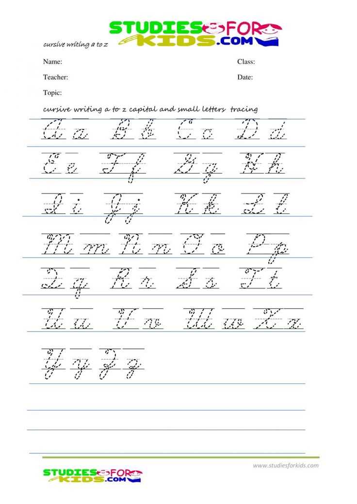 capital letter cursive handwriting worksheets