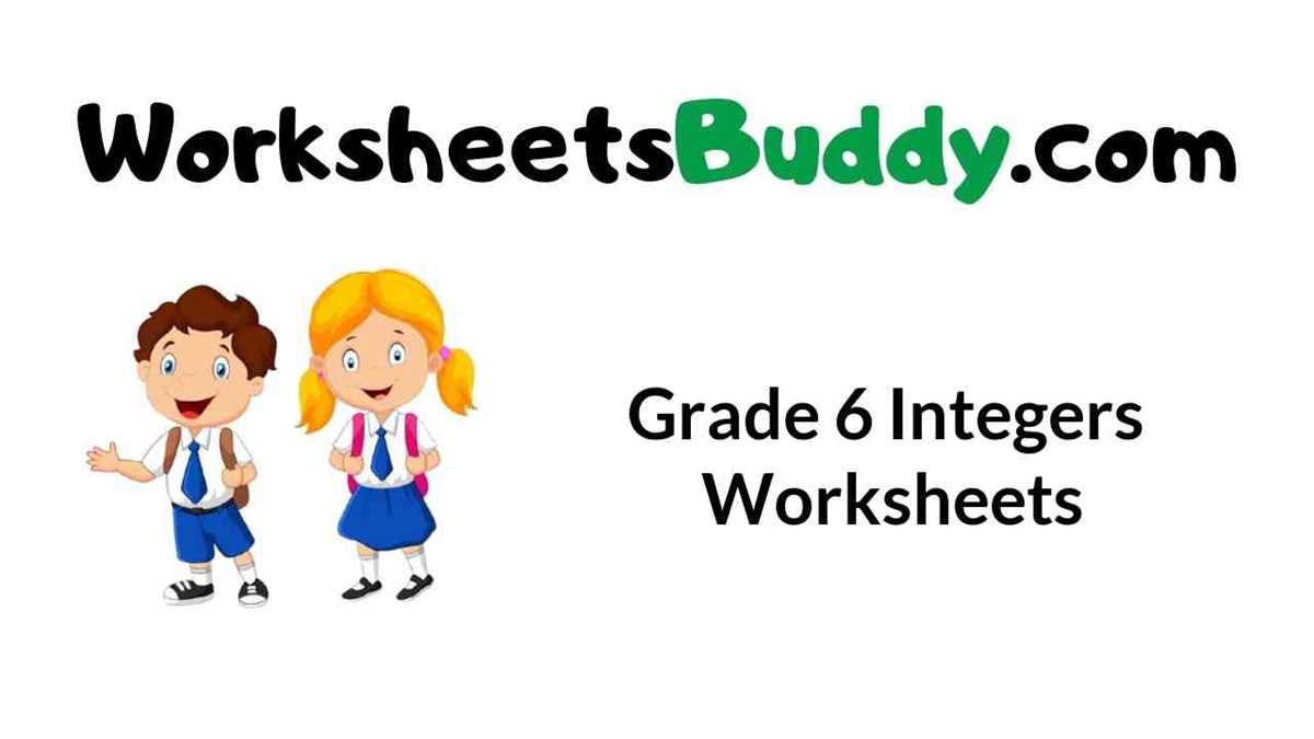 cbse class 6 maths integers worksheets