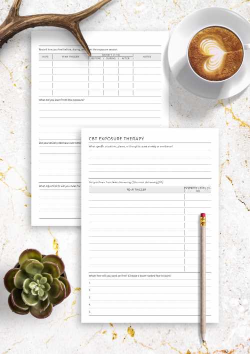 cbt worksheets