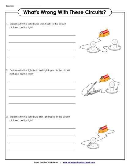 changing circuits worksheet