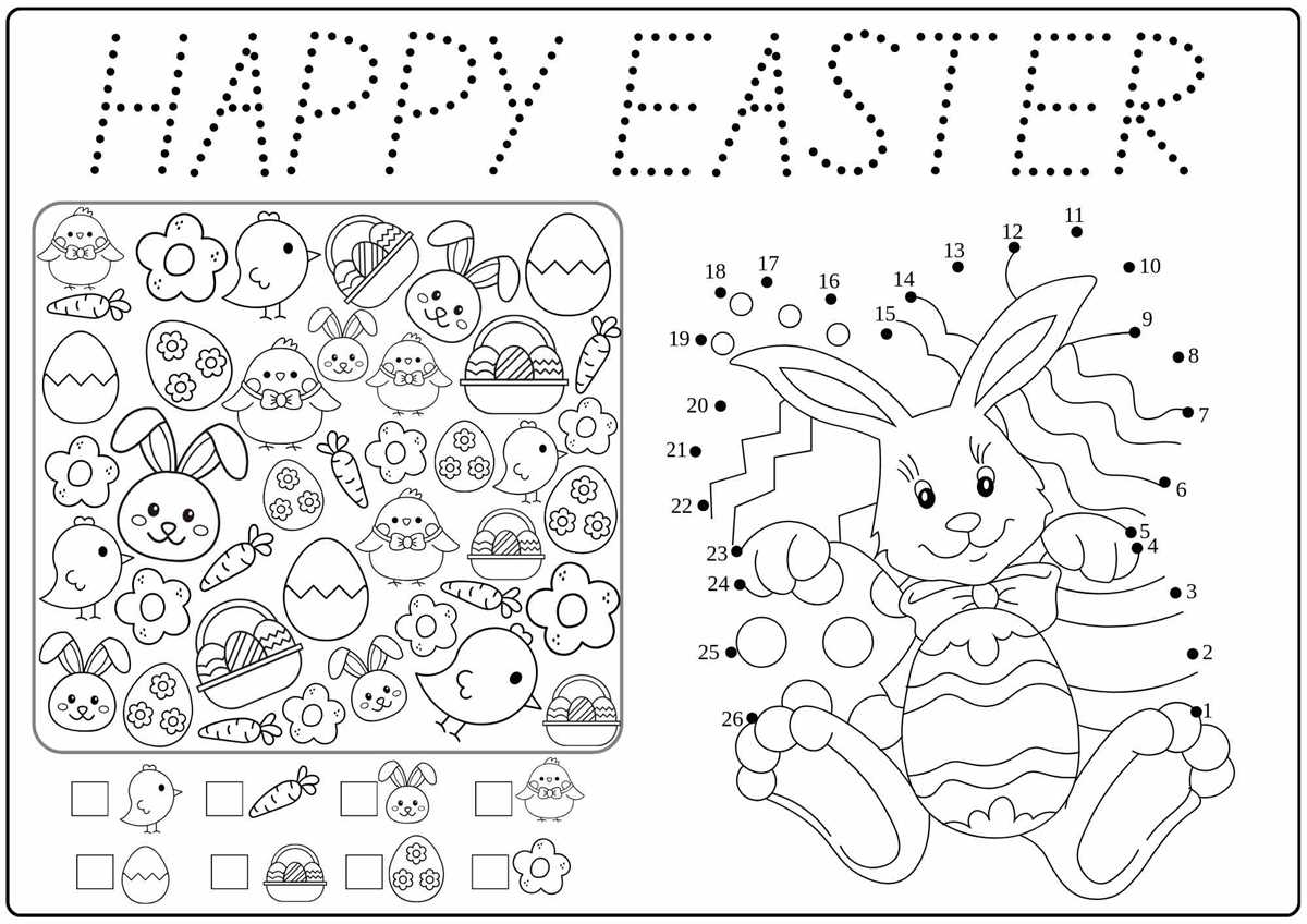 easter day worksheets printable