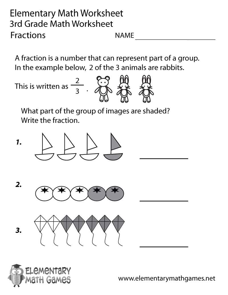 3rd grade worksheets printable free