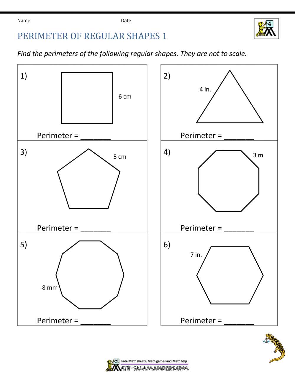 perimeter compound shapes worksheet