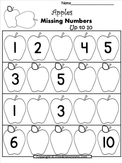counting worksheets 1 10 free