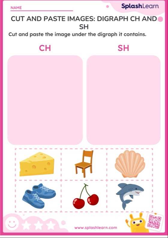 ch words worksheet