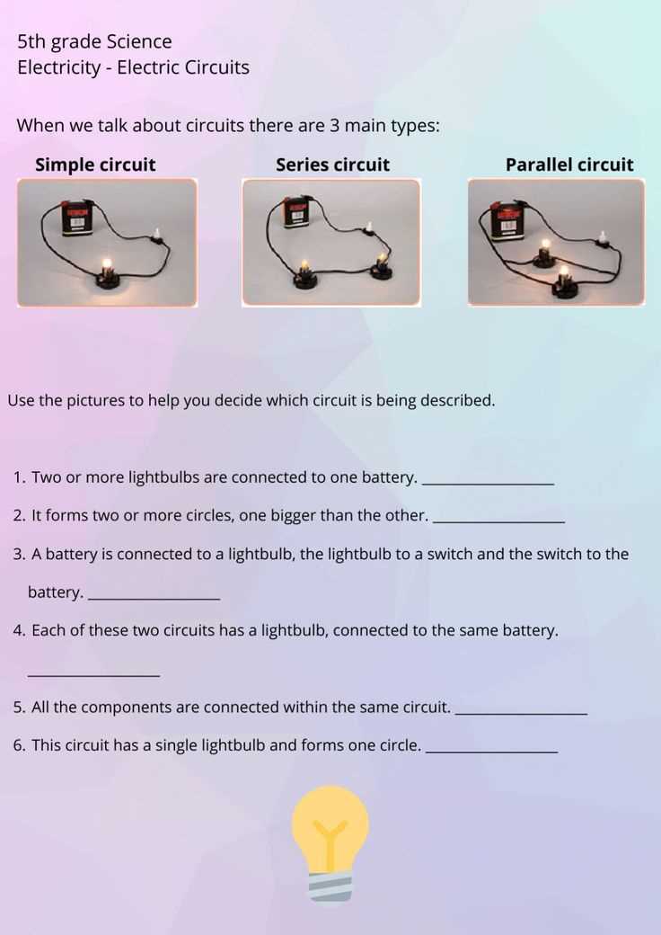 changing circuits worksheet