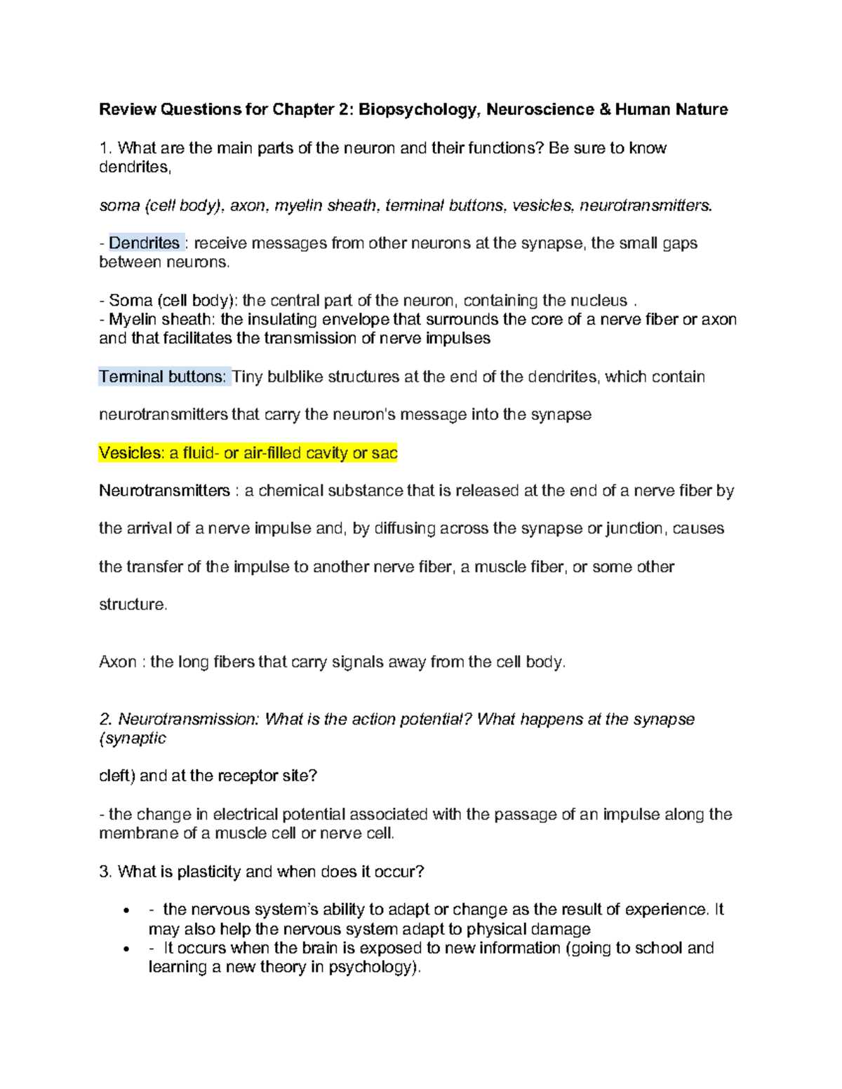 chapter 6 learning psychology review worksheet