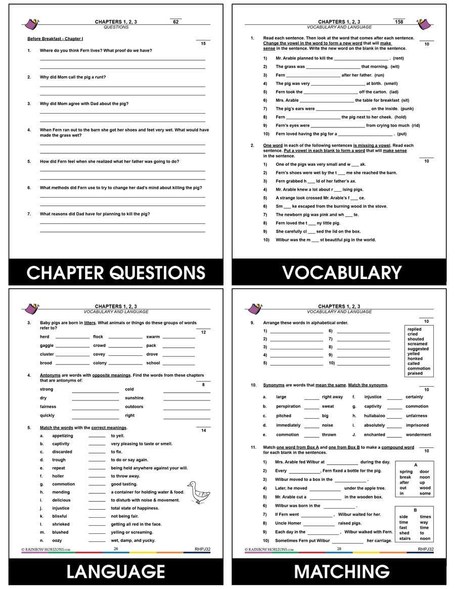 charlottes web cause and effect worksheet charlottes web cause and effect worksheet