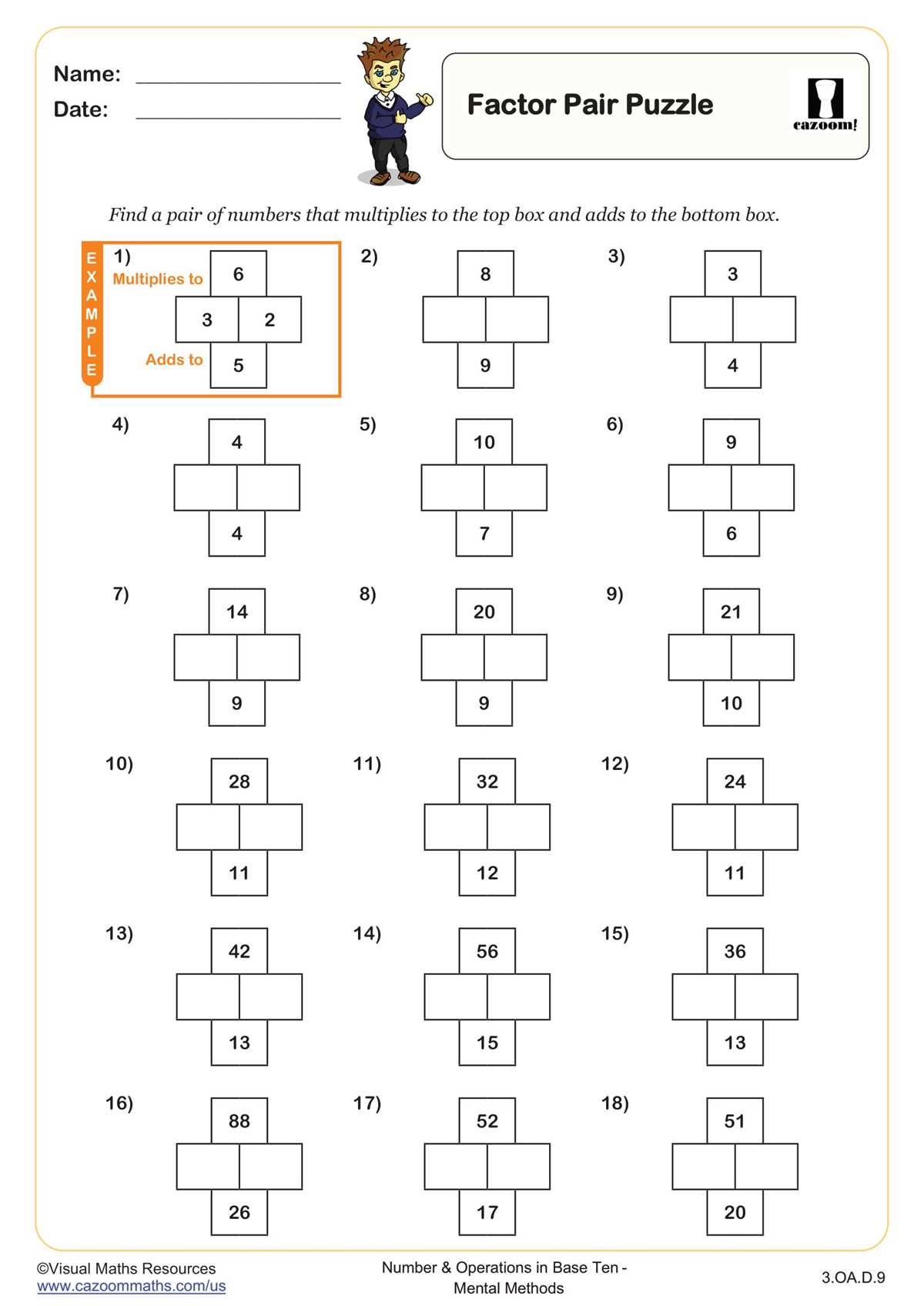 choosing a factoring method worksheet