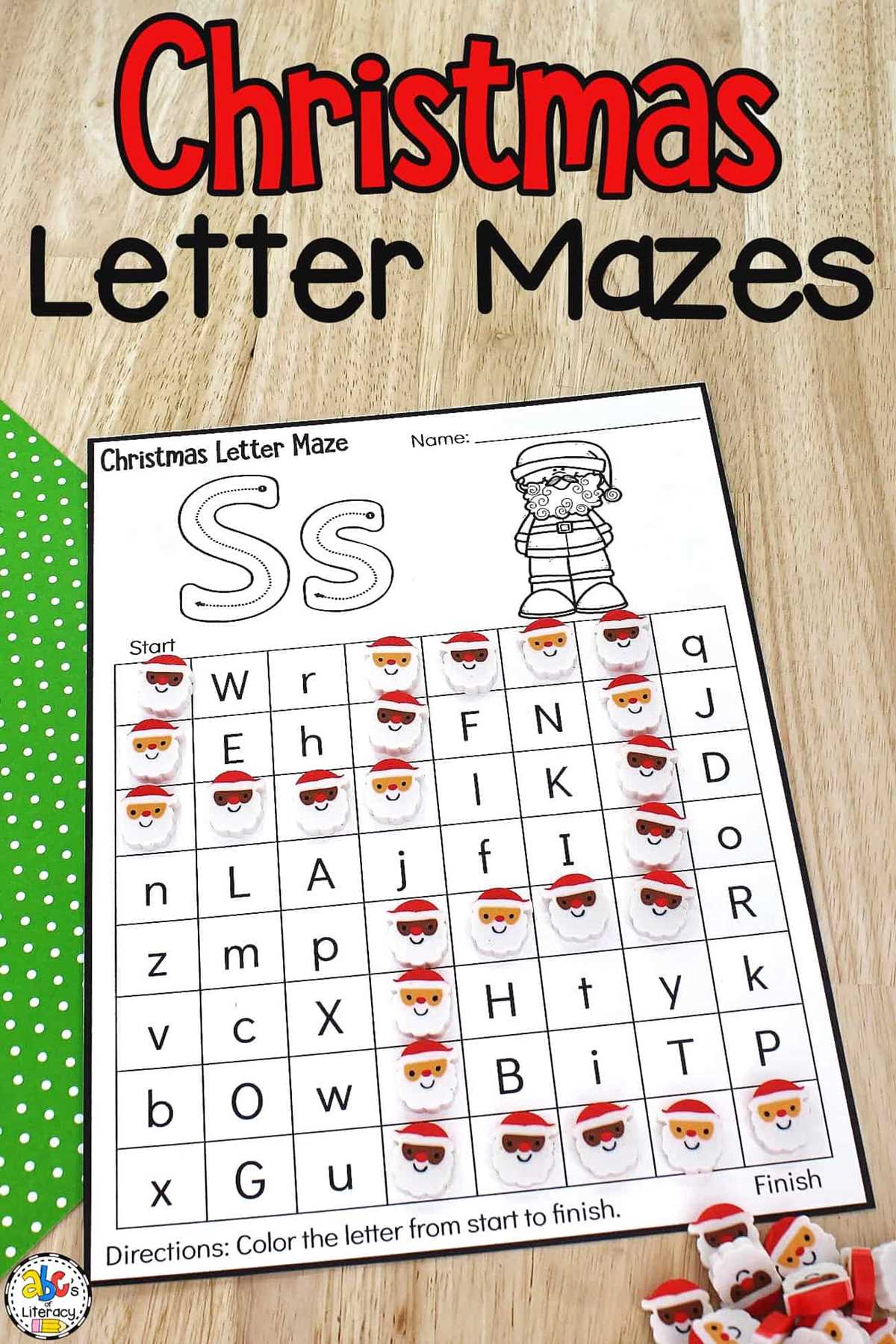 christmas alphabet worksheets