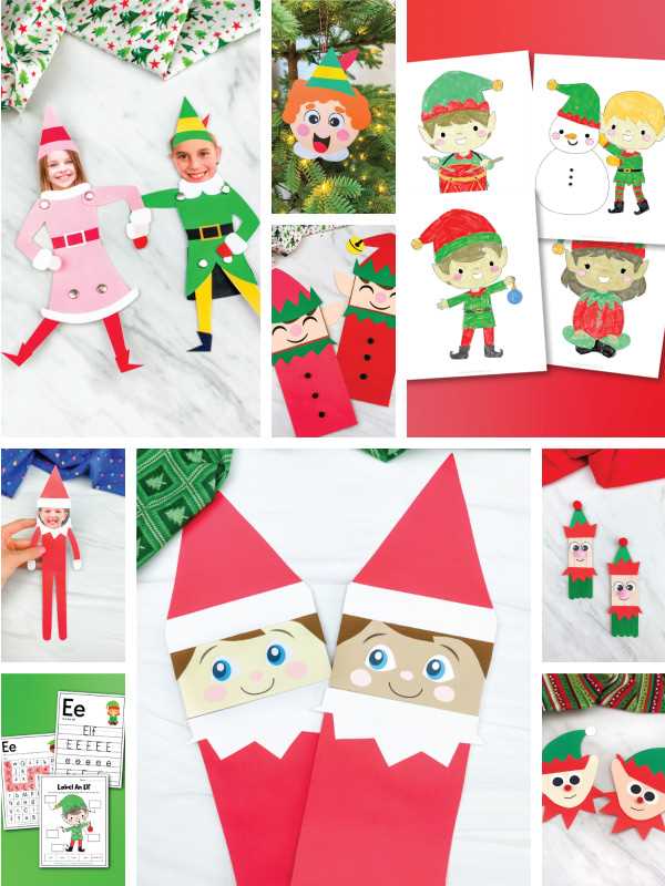 christmas elf worksheet