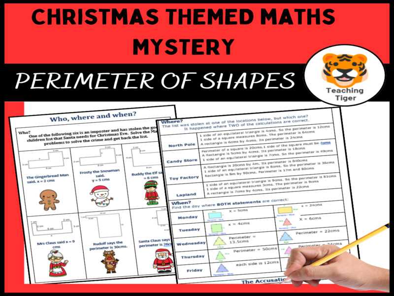 christmas mystery worksheets
